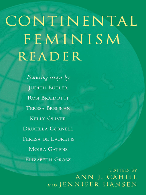 Title details for Continental Feminism Reader by Judith Butler - Available